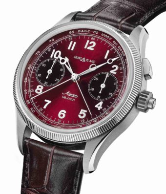 Montblanc Unveils the 1858 Split Second Chronograph Limited Edition with Burgundy Dial
