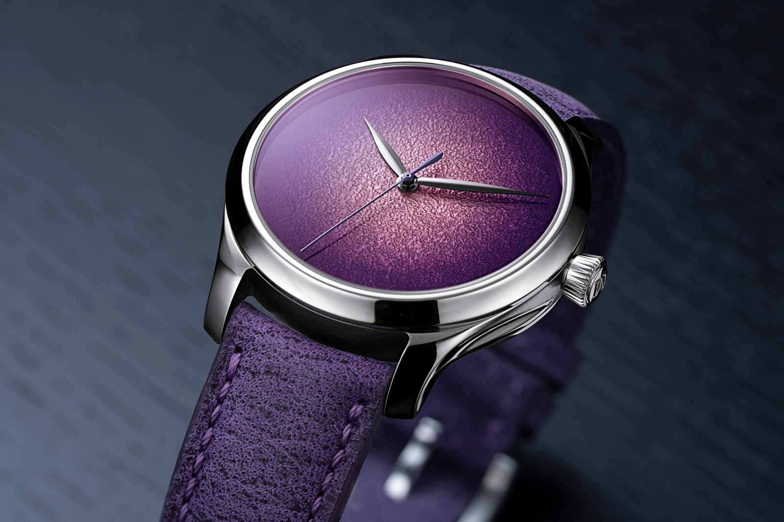 New Release: H. Moser & Cie Endeavour Centre Seconds Concept Purple Enamel Watch