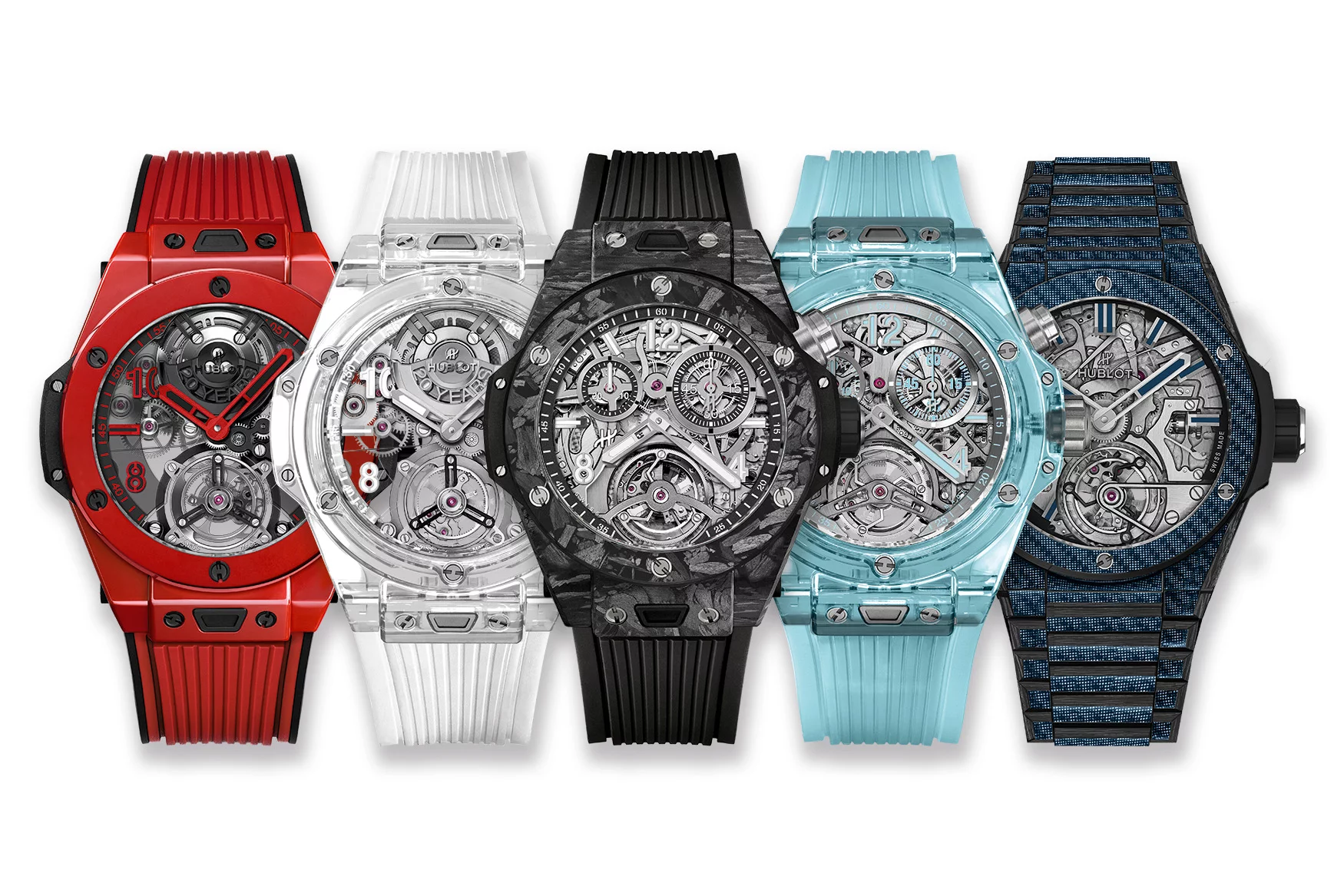 New Release: Hublot Big Bang 20th Anniversary ‘Materials And High Complications’ Unique Set Watches