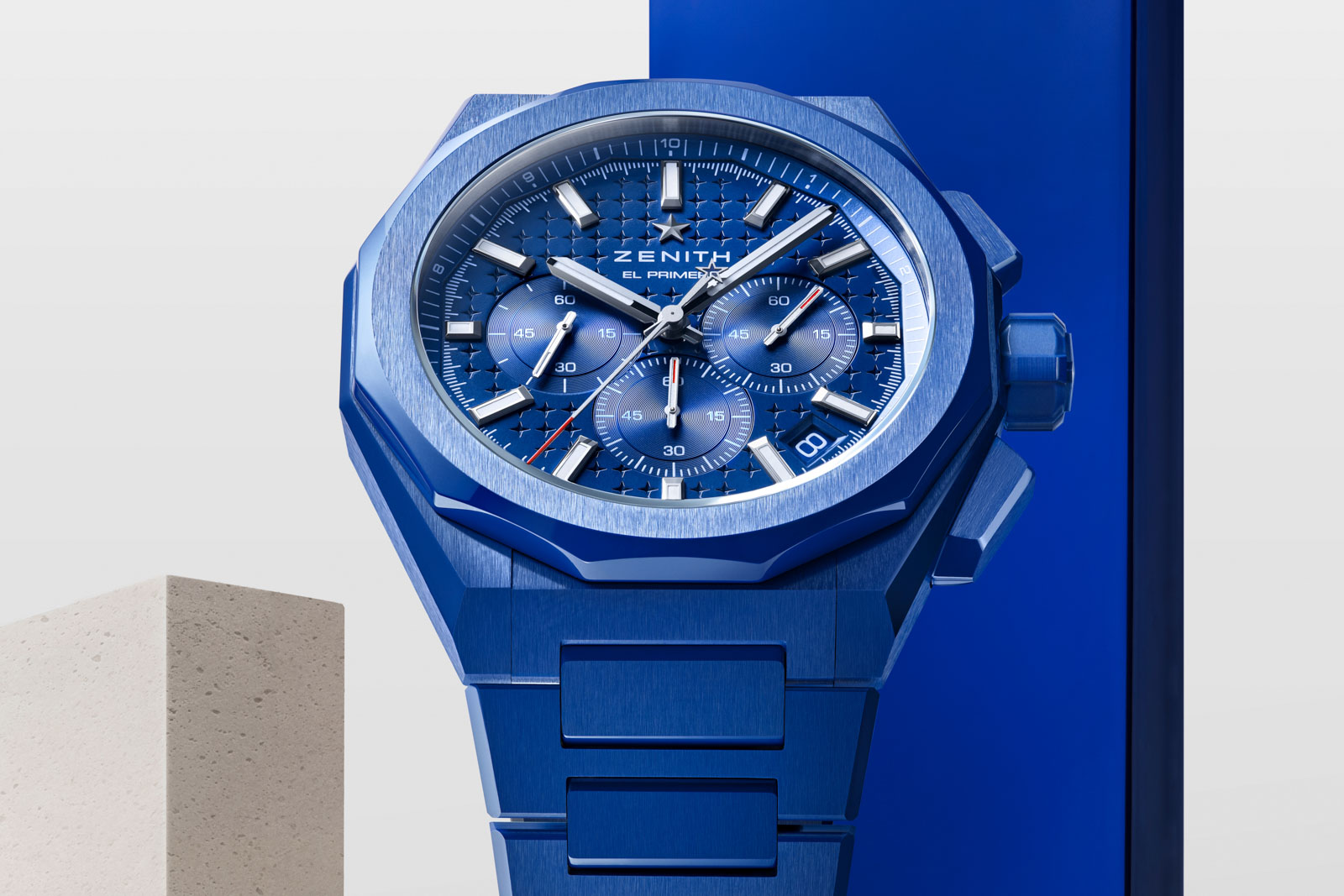Zenith Introduces the Blue Ceramic Chronograph Trilogy