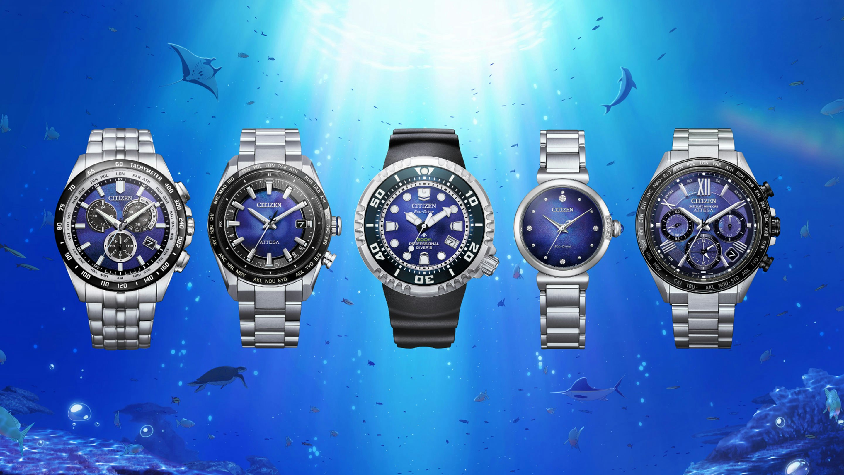 Introducing: Citizen Unveils “Sea of Silence” Collection Featuring Six New Limited Models With Blue Structural Color Dials