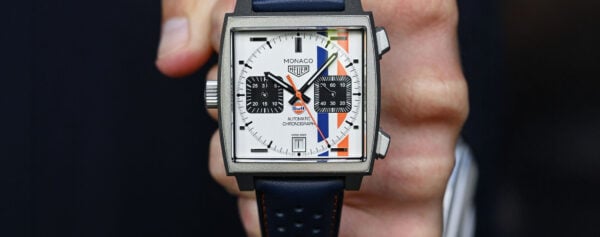 First Look – The New White Dial TAG Heuer Monaco Chronograph x Gulf