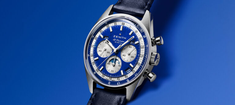 New Release: Zenith Chronomaster Original Triple Calendar Lapis Lazuli Watch