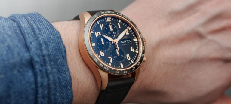 Hands-On: IWC’s Pilot’s Watch Performance Chronograph In Rose Gold
