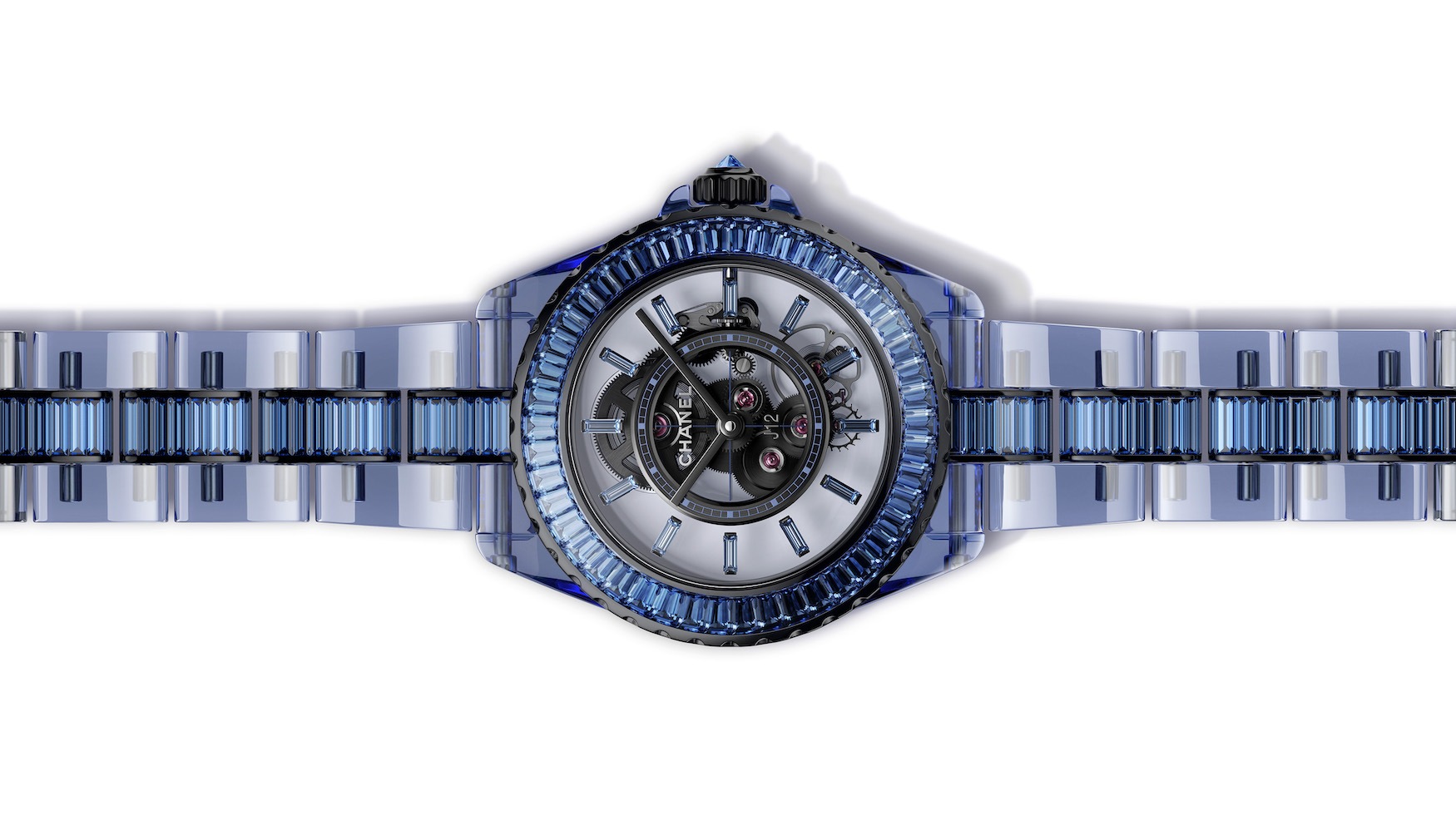 The Chanel J12 X-Ray bares all of the brand’s watchmaking skill in full transparency