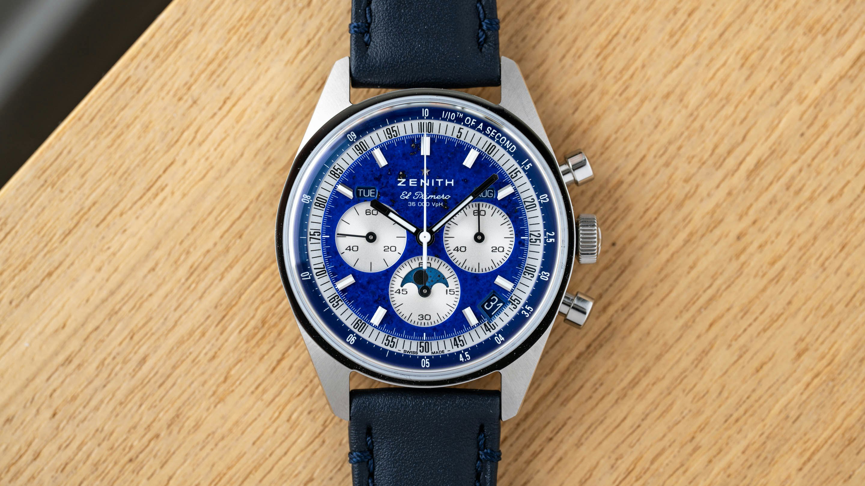 Hands-On: The Zenith Chronomaster Original Triple Calendar Lapis Lazuli