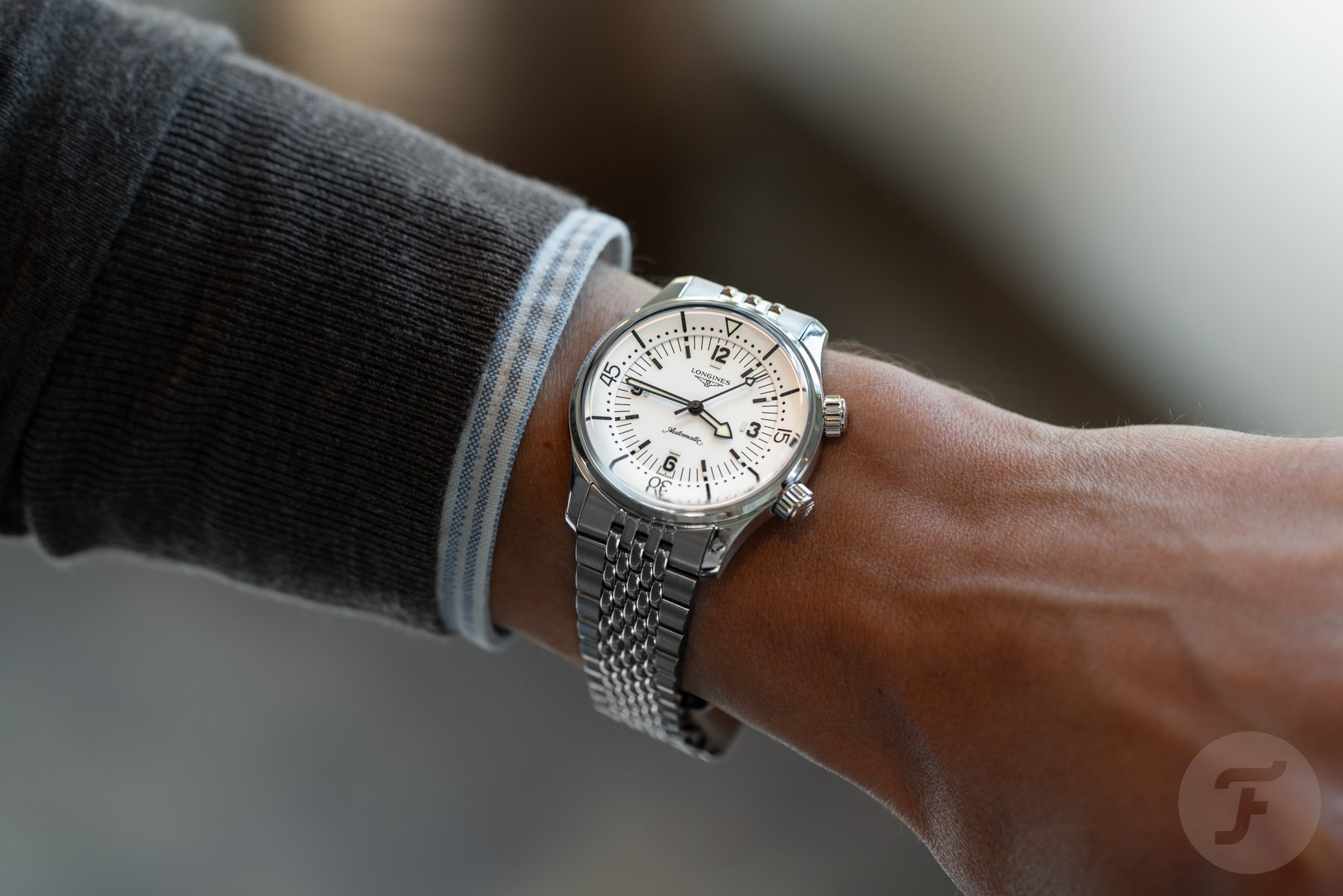 Introducing: An Icy New White-Dial Variant Of The 39mm Longines Legend Diver