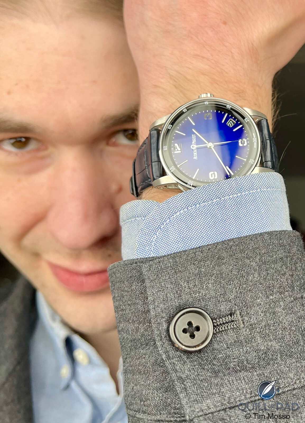 Audemars Piguet Code 11.59 Bolshoi Reviewed by Time Mosso: the Blue Fired-Enamel Dial is a Game Changer