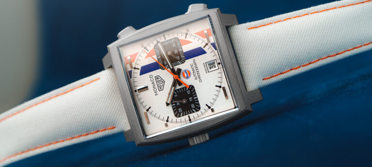 Hands-On Debut: Limited-Edition TAG Heuer Monaco Chronograph X Gulf Watch