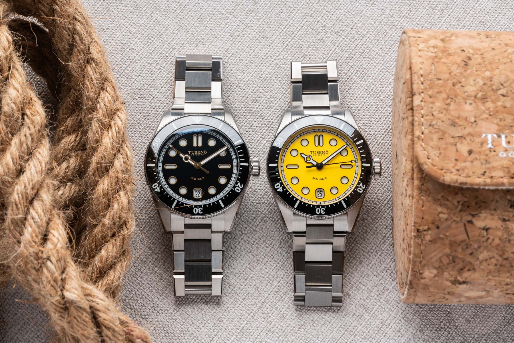 Hands-On With Two New Versions Of The Popular Tusenö Shellback V2 Dive Watch