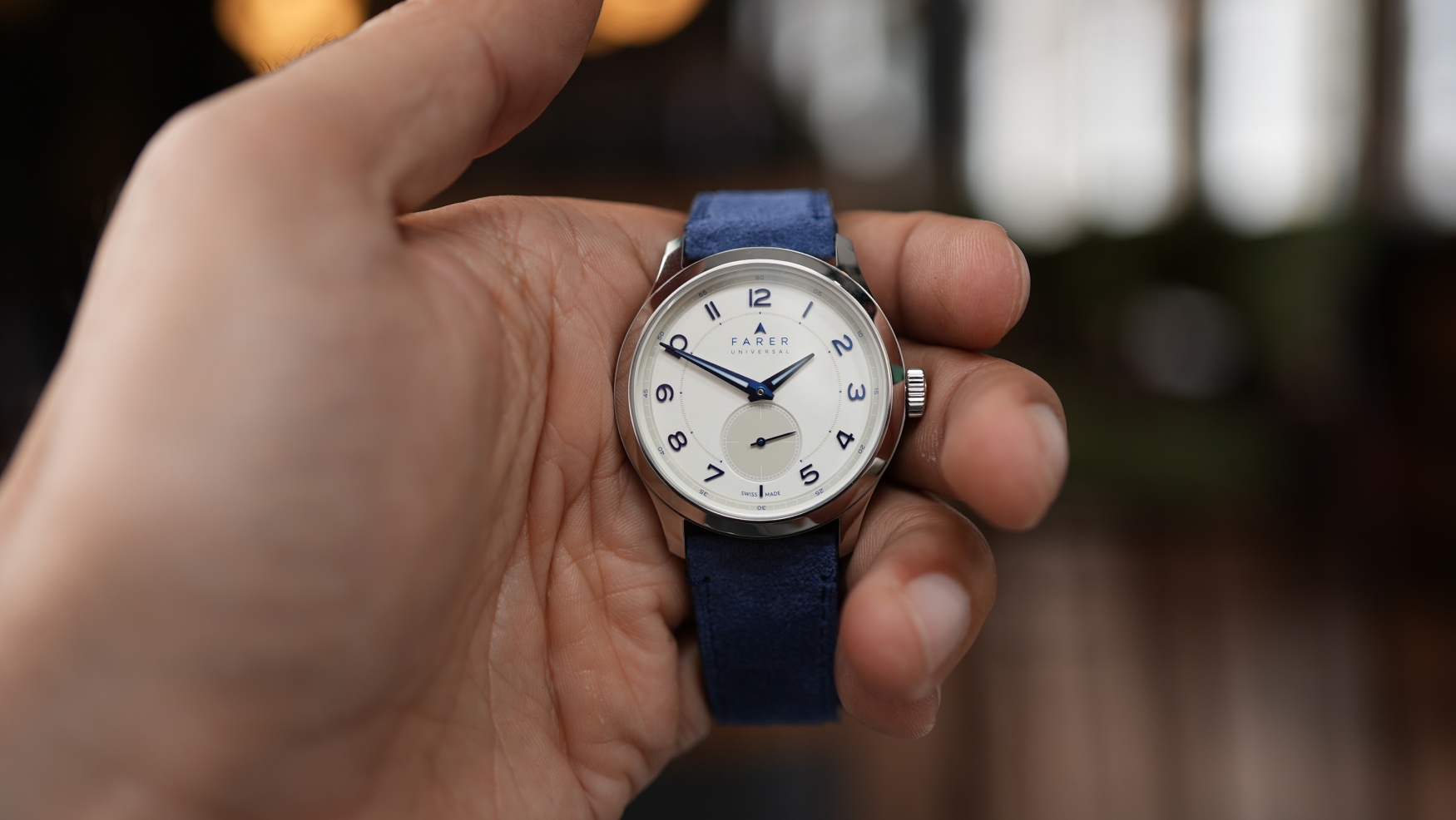 The Farer Lissom is a true-to-brand dress watch with a slender profile