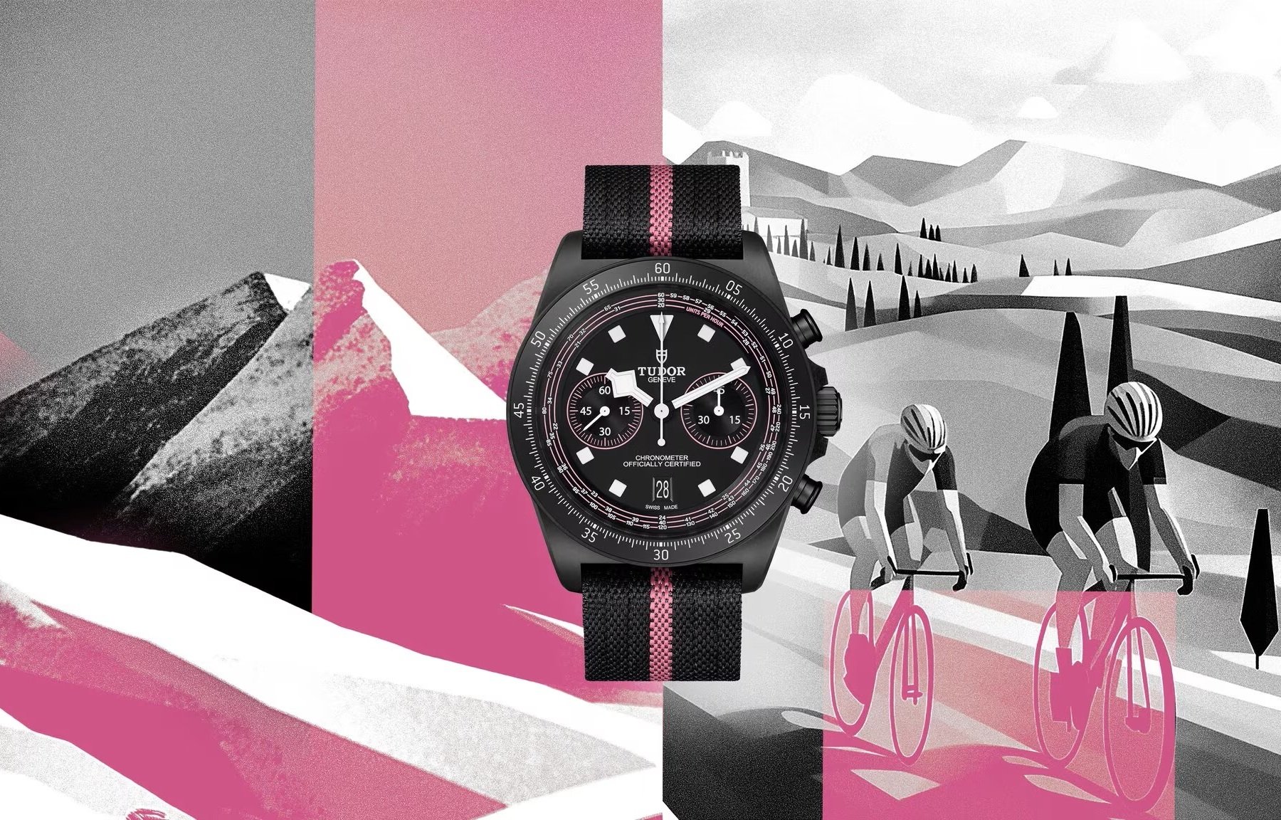 Introducing: The Tudor Pelagos FXD Chrono “Pink” — Pretty in Pink With A Cycling Twist