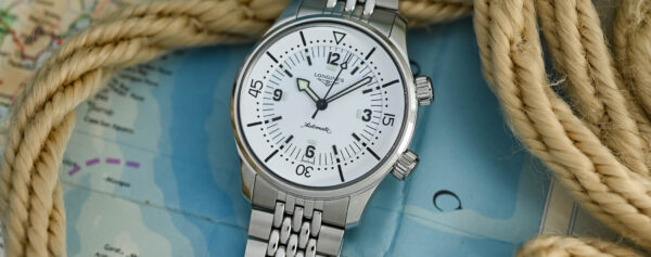 First Look – The Longines Legend Diver 39mm, now with a Crisp White Dial