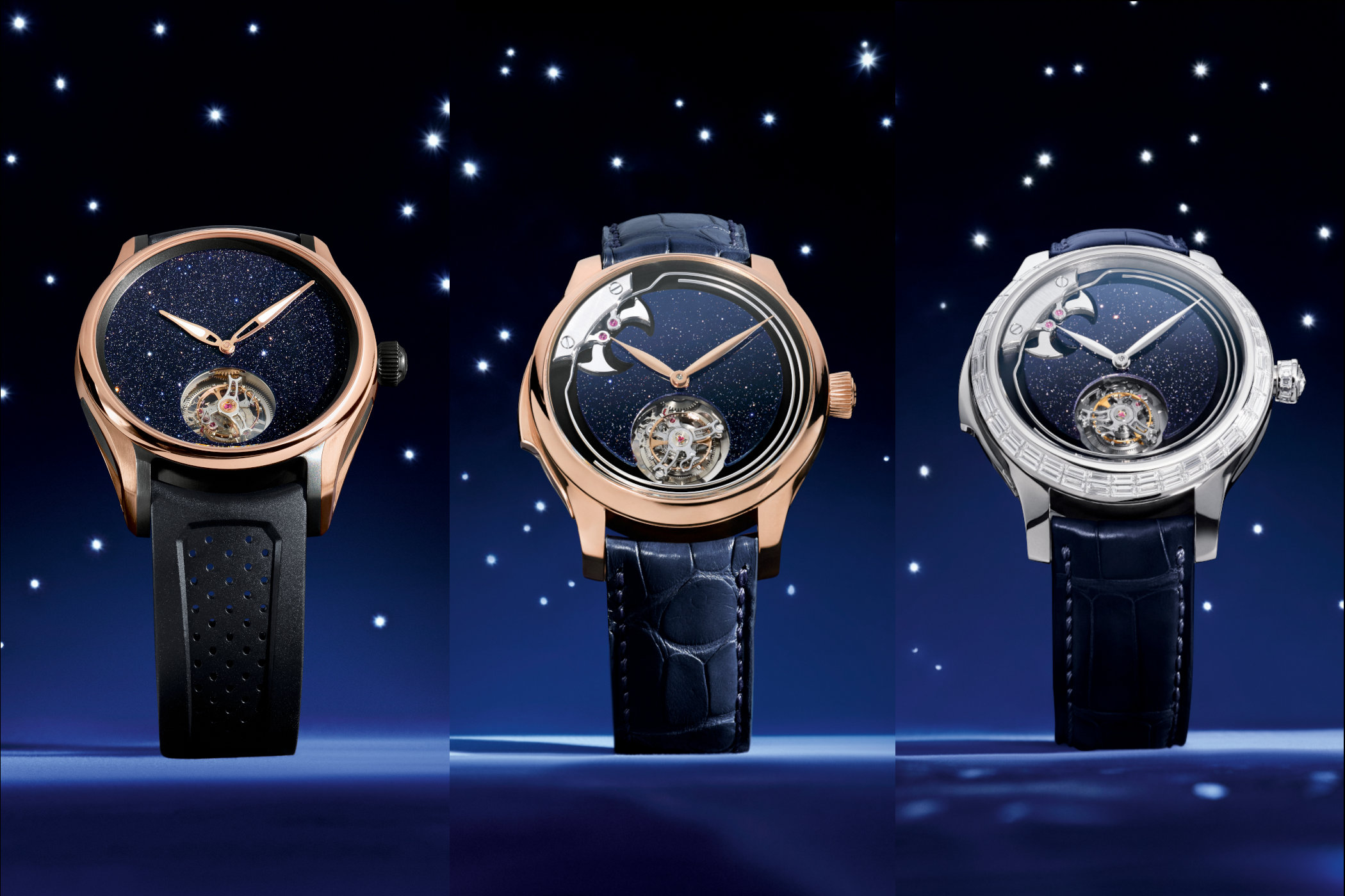 Textural Alchemy: H. Moser & Cie. Unveils a Trio of Daring New Creations