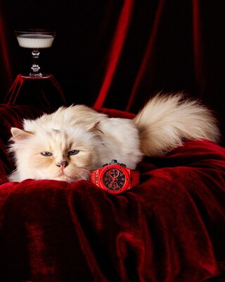 THE WORLD’S MOST FAMOUS AND PAMPERED FELINE CHOUPETTE STARS IN HUBLOT’S BIG BANG 20TH ANNIVERSARY CAMPAIGN