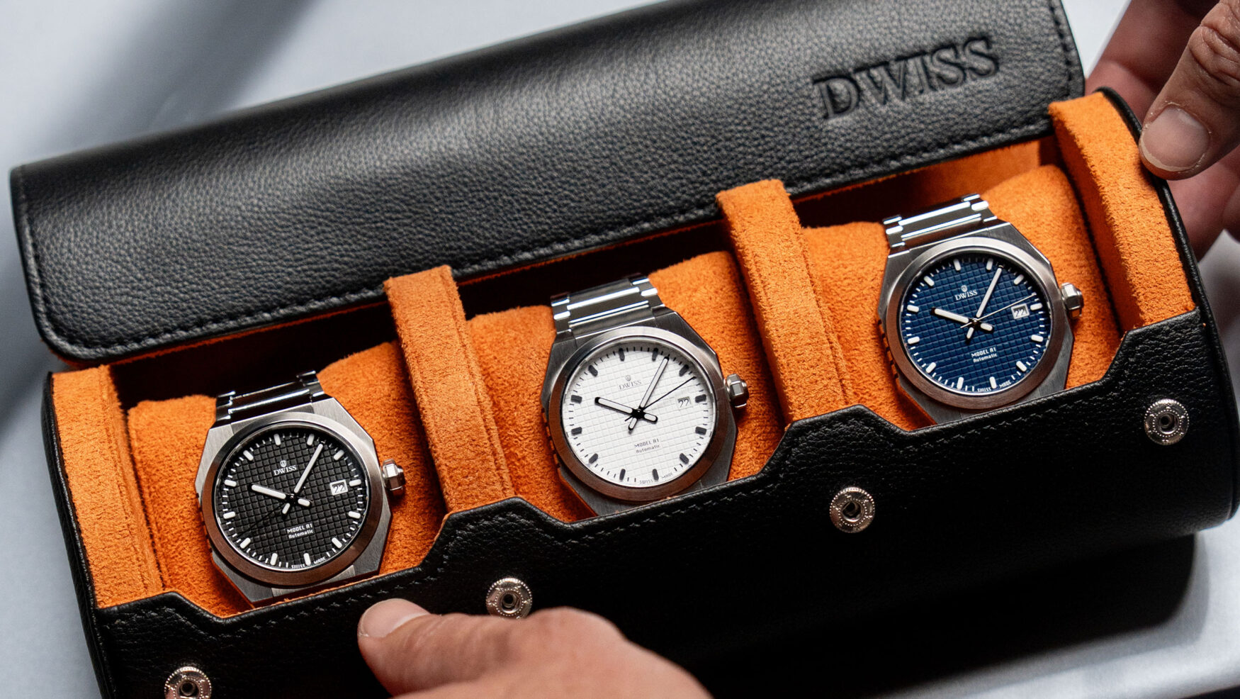 The DWISS Model A1 is an integrated bracelet beauty from a brand known for crazy, affordable time displays