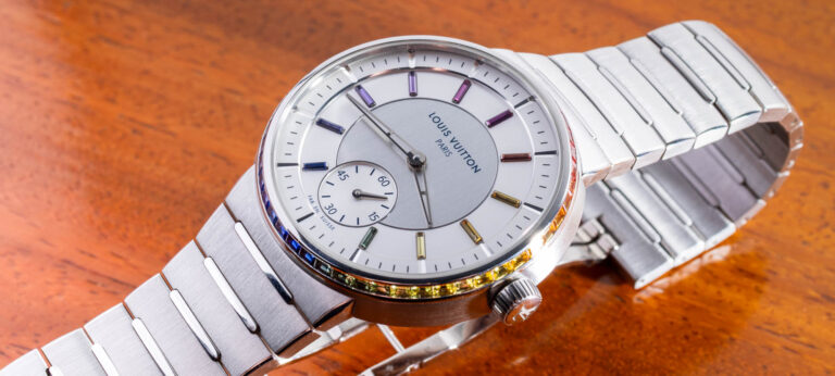 Hands-On: Louis Vuitton Tambour Platinum Rainbow Watch