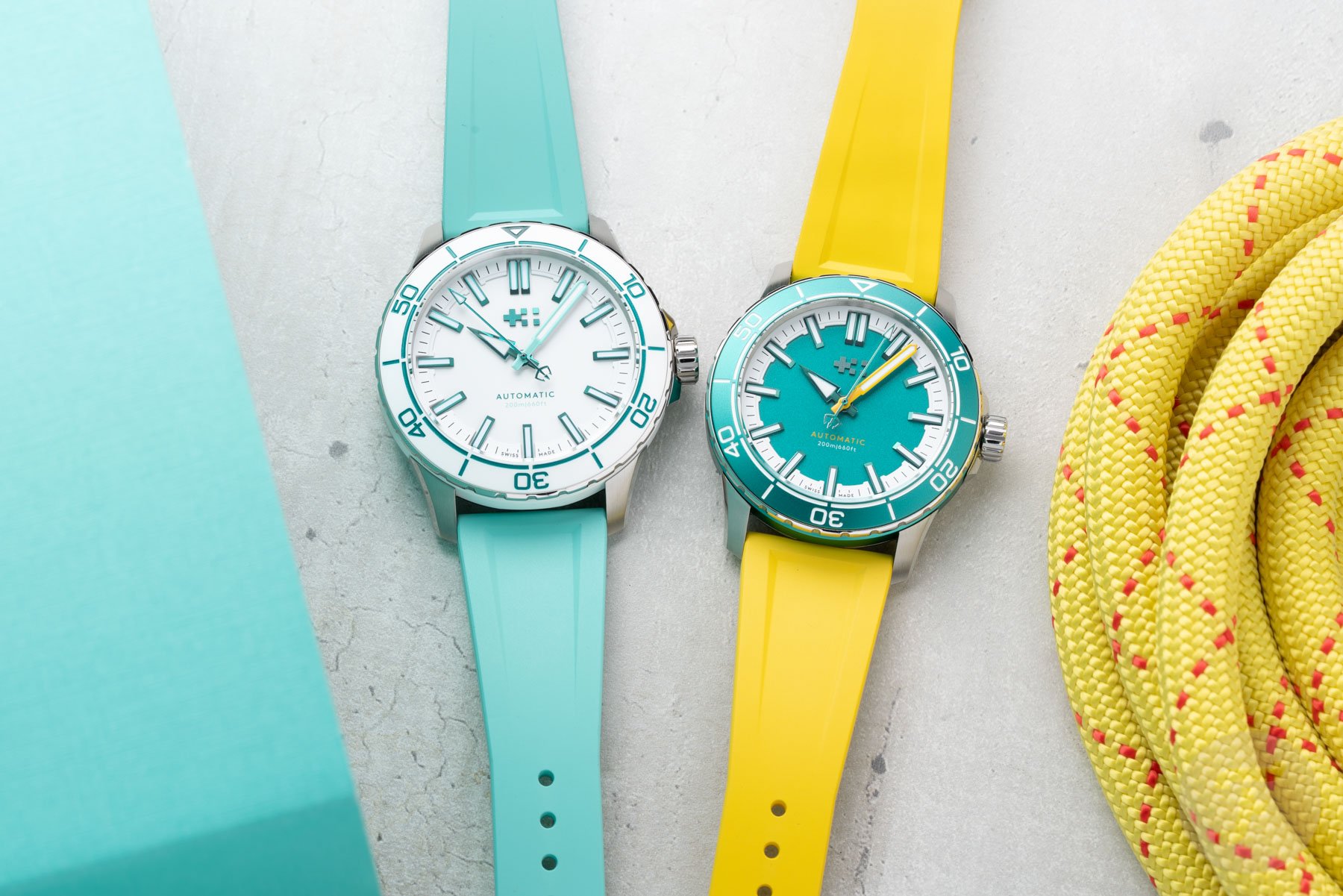 Hands-On With The Colorful New Christopher Ward C60 Trident Reef Series
