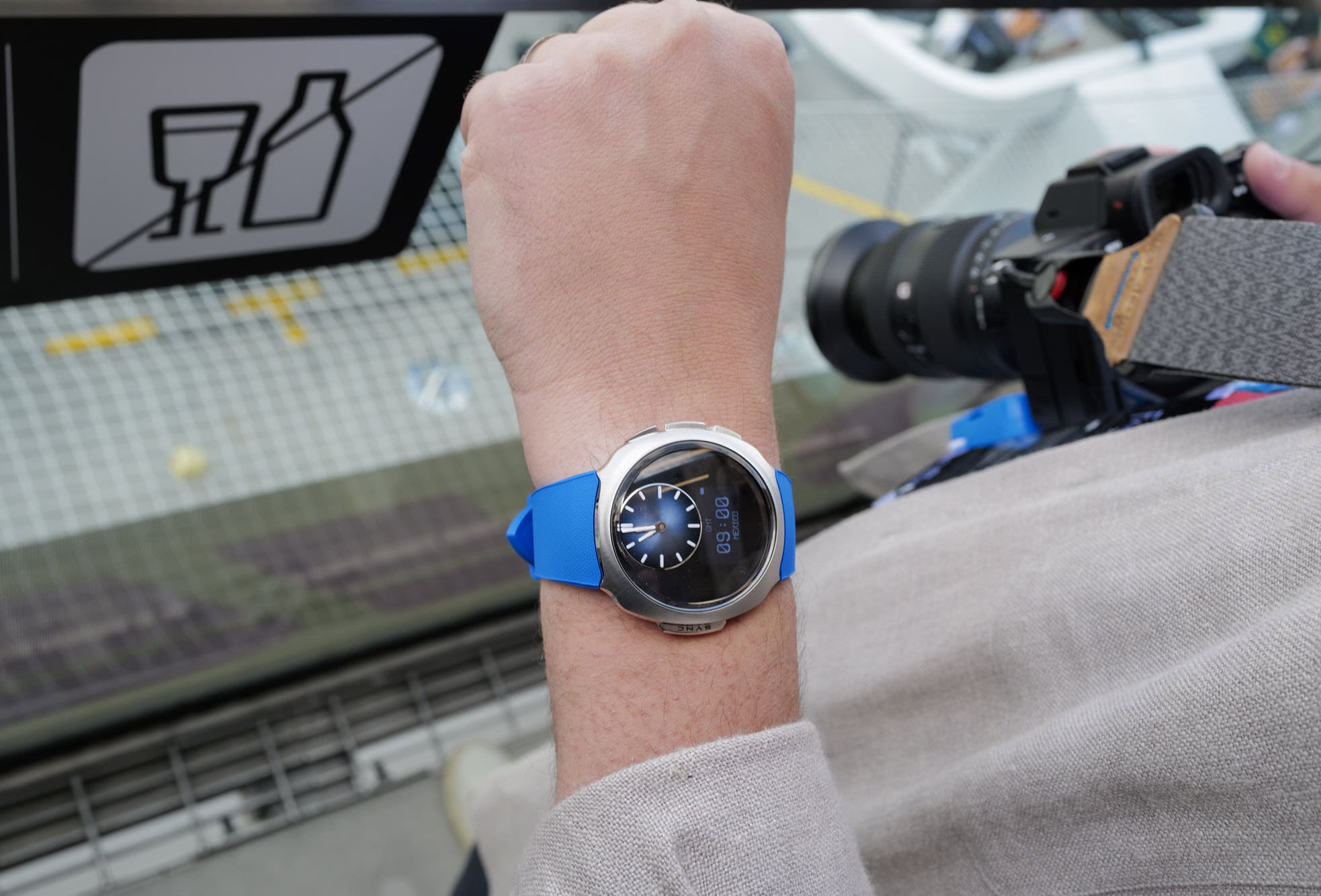 A Very Moser Smartwatch at the Canadian Grand Prix