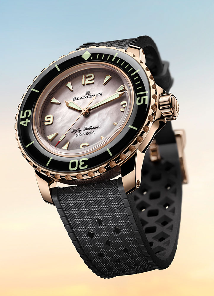 Blancpain Expands The Fifty Fathoms 38mm Lineup In New Metals And Black And Blue Dials