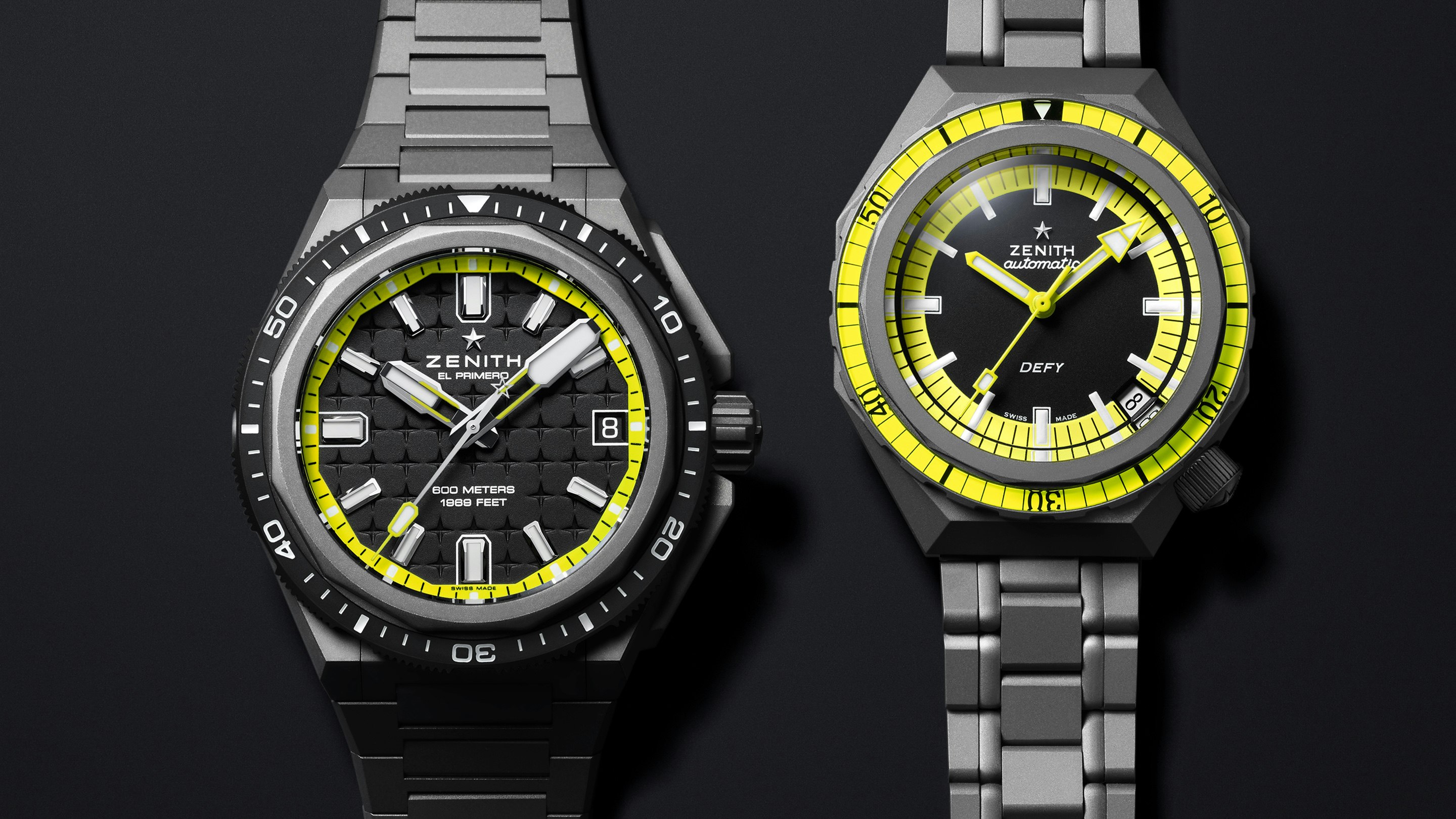 Introducing: Zenith Goes Dark With The Defy Extreme Diver Shadow And Defy Revival Diver Shadow