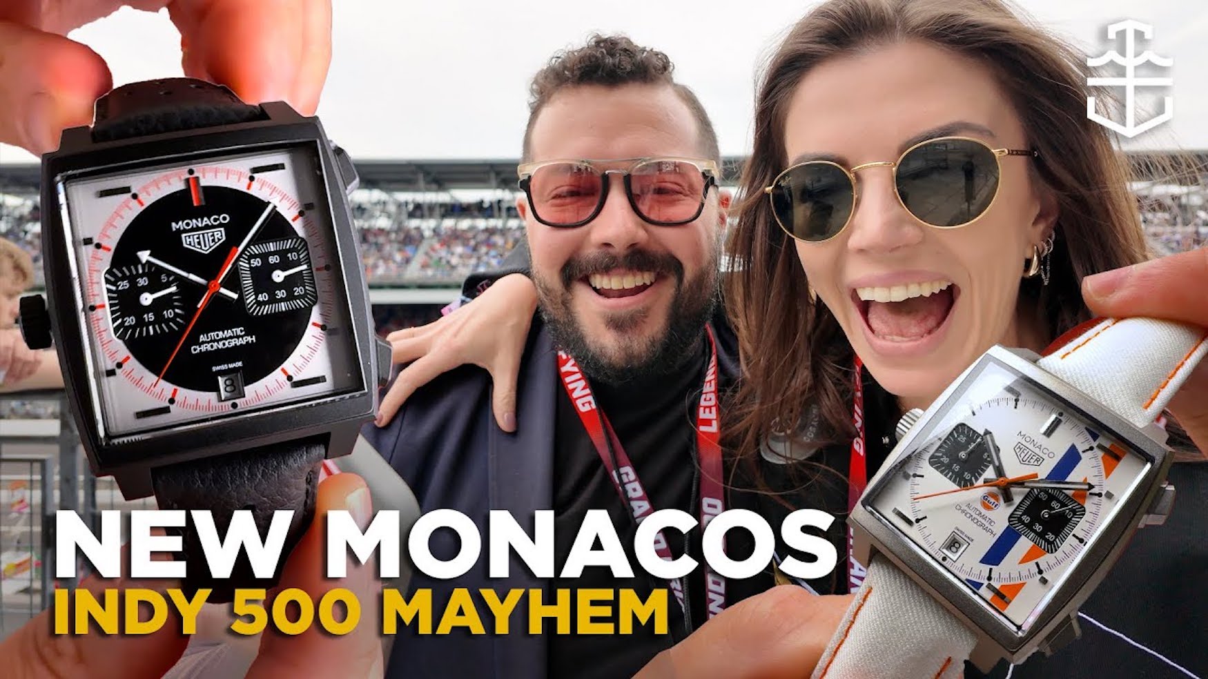 New TAG Heuer Monaco Chronograph x Gulf & Stopwatch at the Indy 500