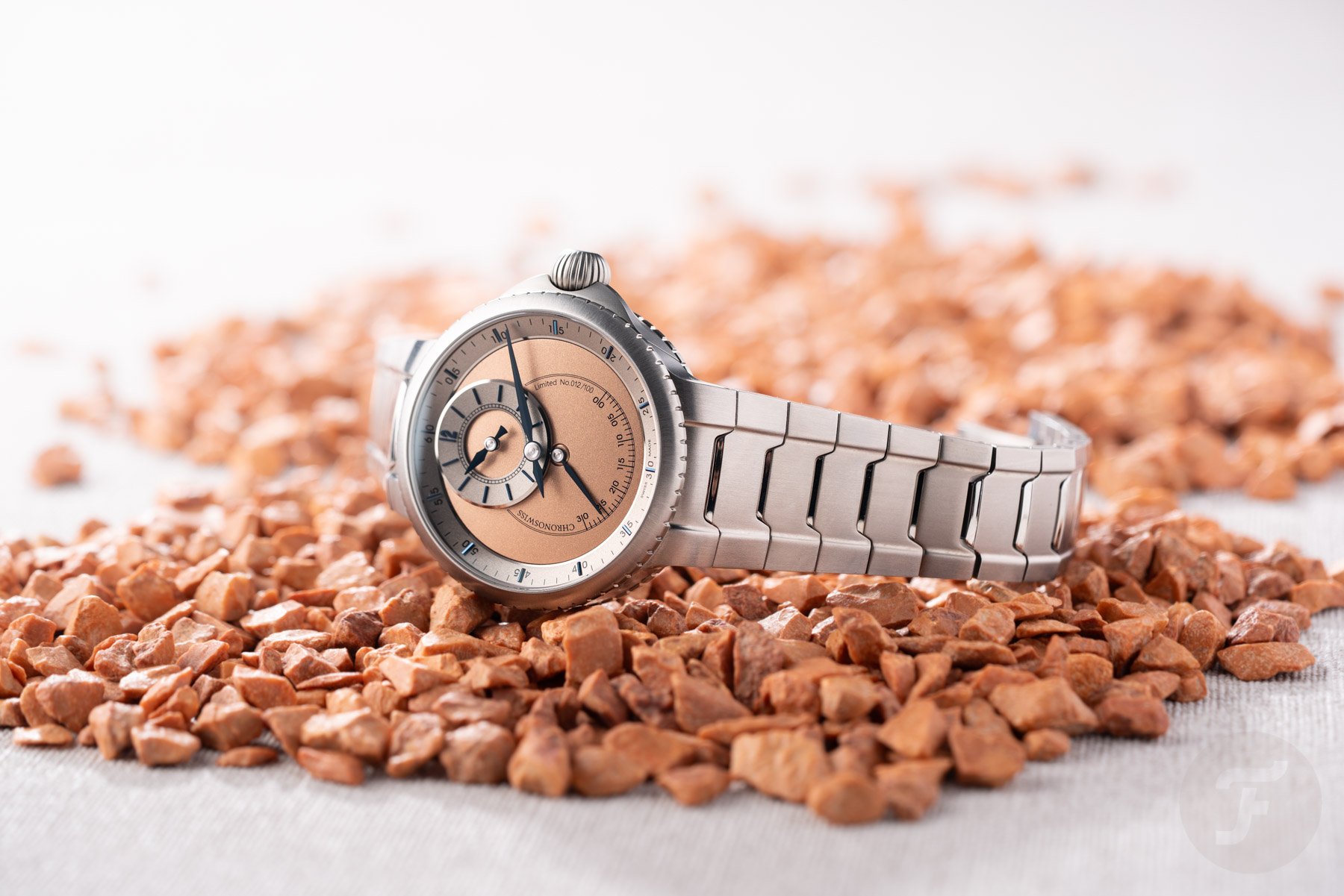 Hands-On With The Full-Titanium Chronoswiss Pulse One Sand: An Integrated-Bracelet Sports Watch With A Twist