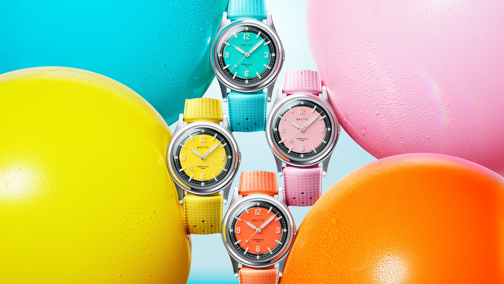 Baltic brings bouncy colour to the new Hermétique Summer collection