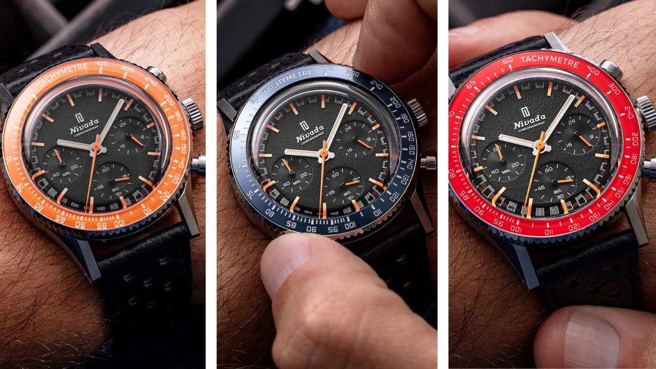 1 Watch With 6 Looks! Bezel Swapping the Nivada Grenchen Chronoking Mecaquartz