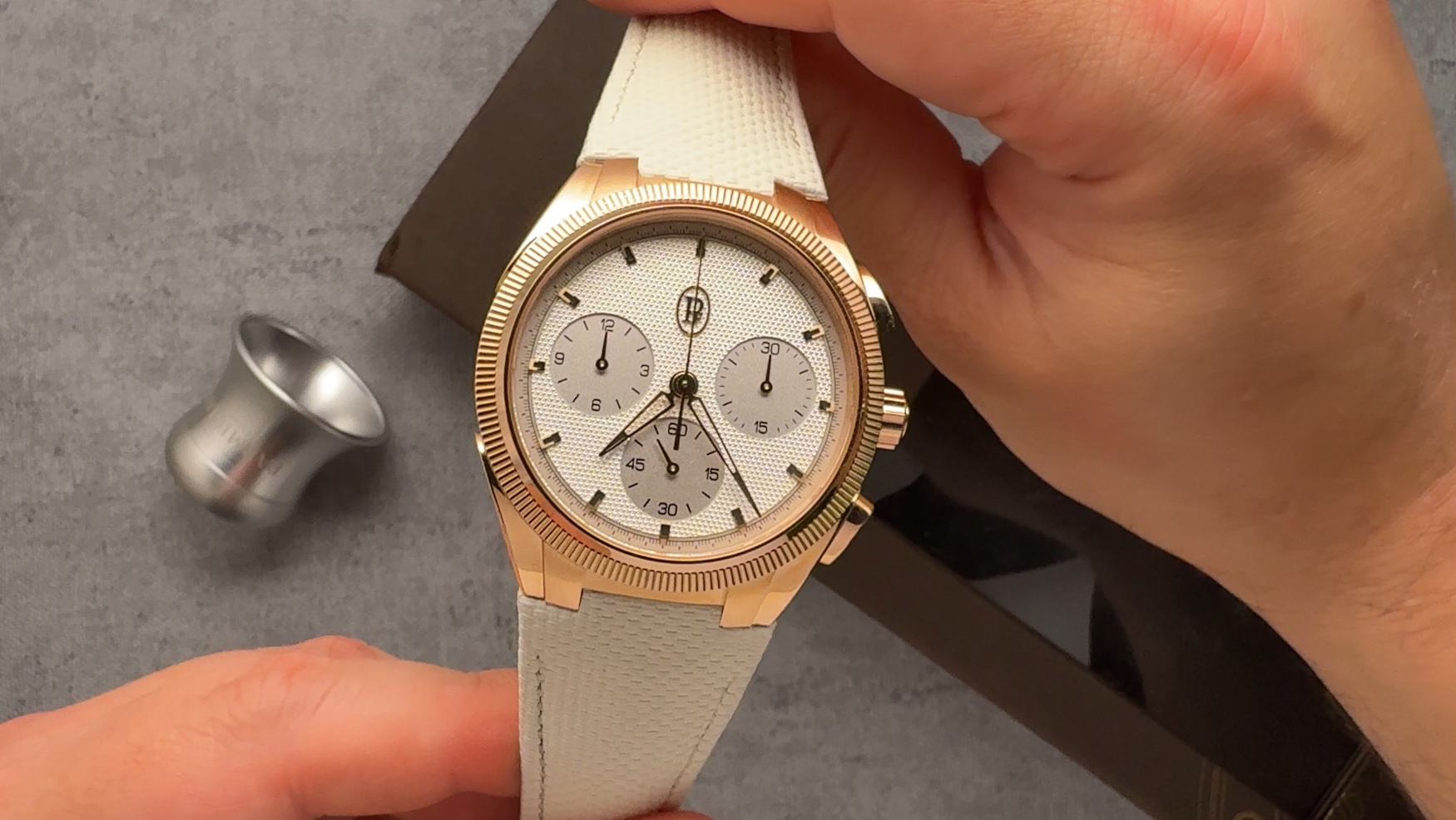 Parmigiani Fleurier launches new Sandstone configuration for its Tonda PF Chronograph Sport (live pics)