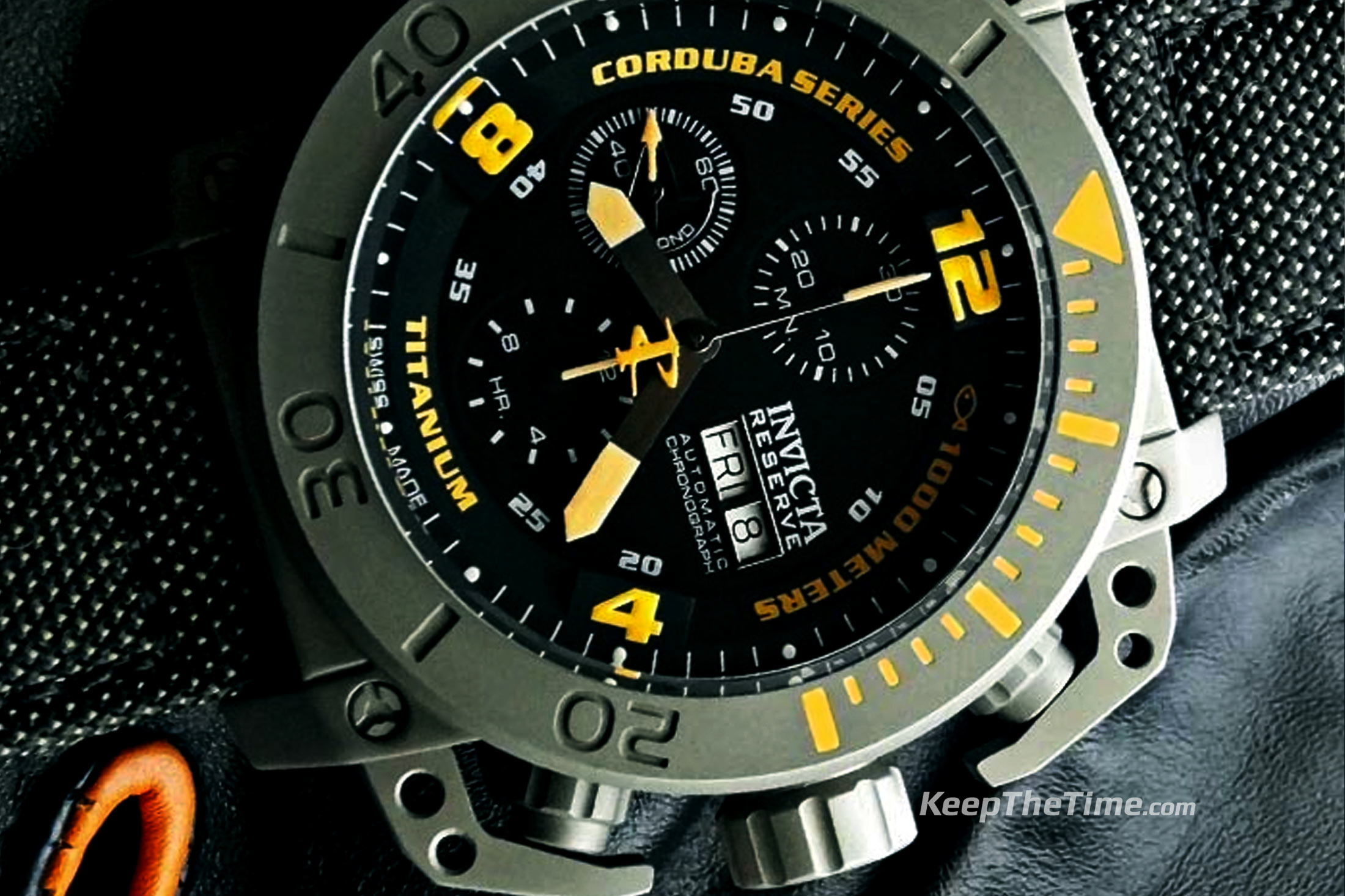 Invicta 13681 Corduba Series Titanium on Kevlar Strap