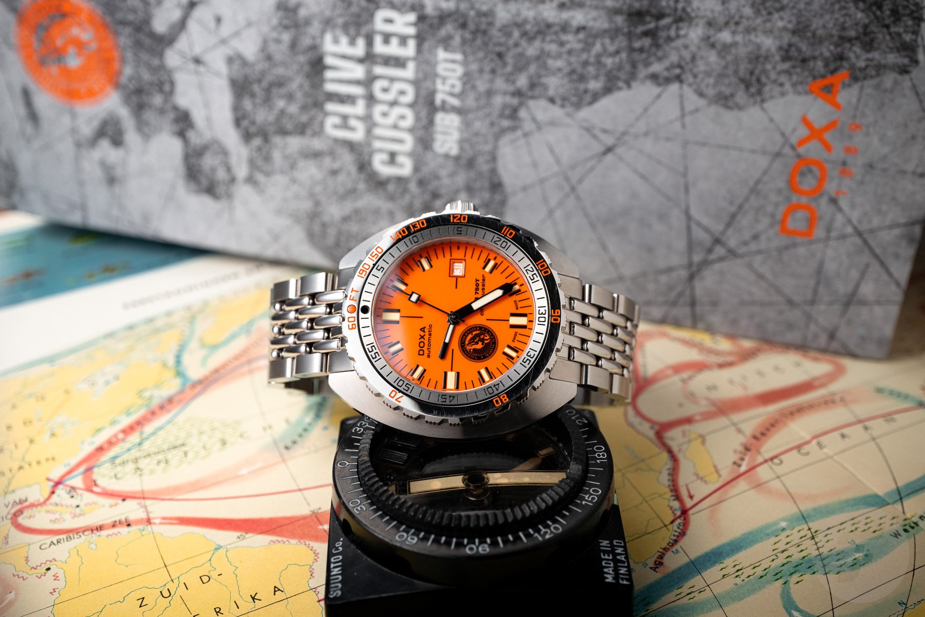 Hands-On With The New Doxa Sub 750T Clive Cussler