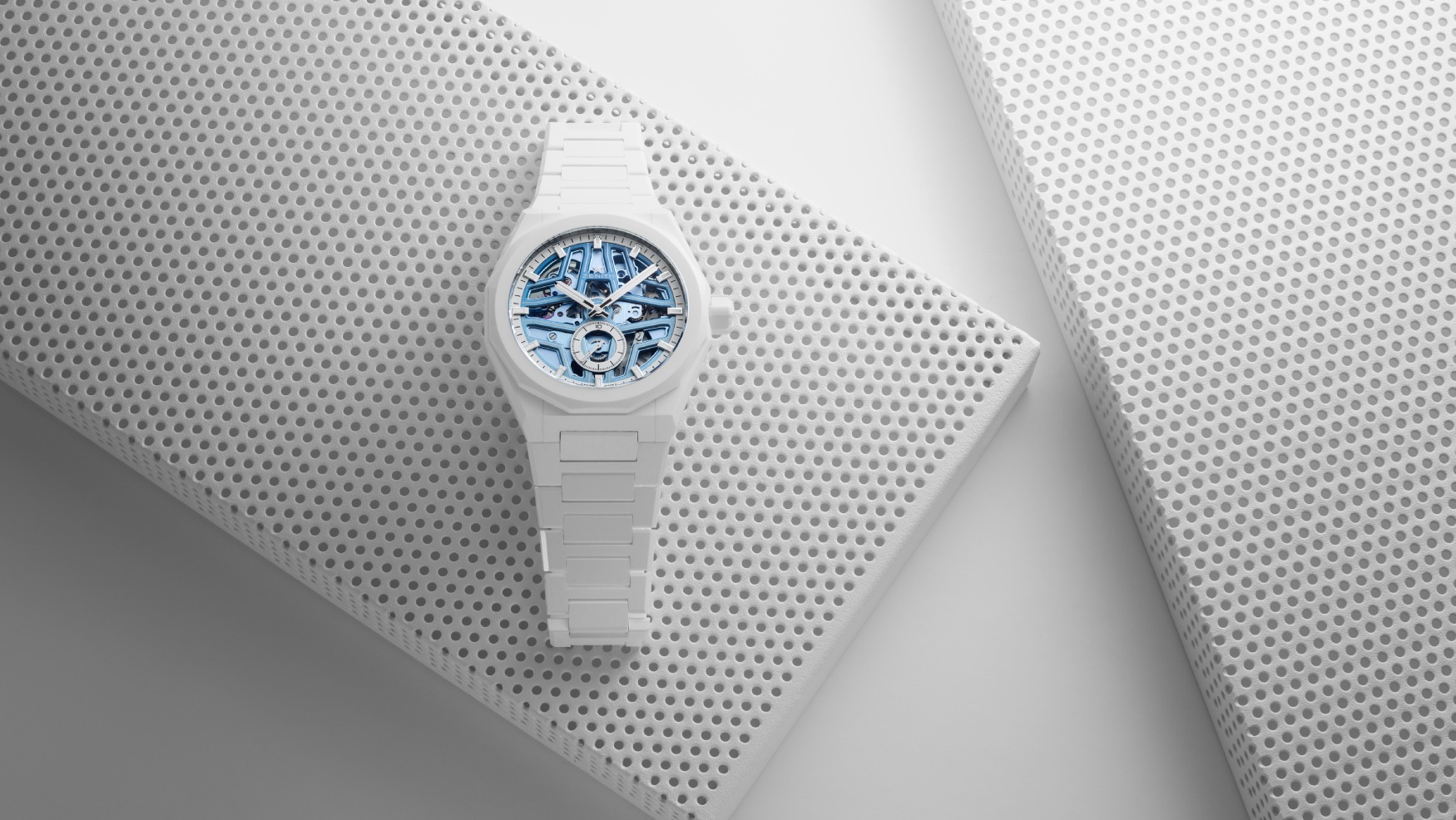 Our ‘Surfer Trilogy’ is complete with the Zenith x Time+Tide Defy Skyline Skeleton White Surfer Ceramic