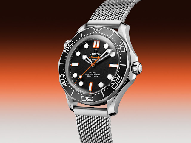Orange shines in the new Omega Seamaster Diver 300M editions