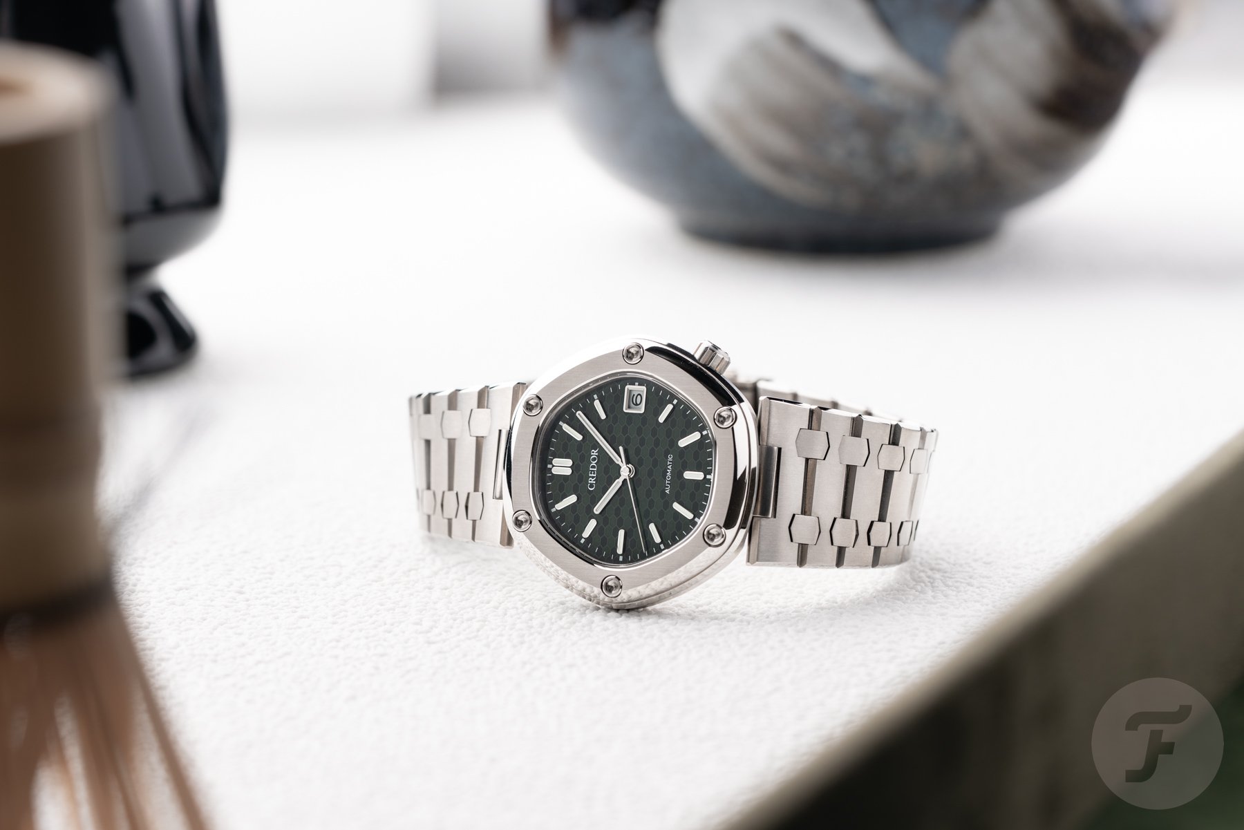 Falling In Love All Over Again With The Green-Dial Version Of The Credor Locomotive
