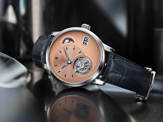 Glashütte Original PanoLunarTourbillon celebrates horological tradition with Flying Tourbillon and Eisenerz dial
