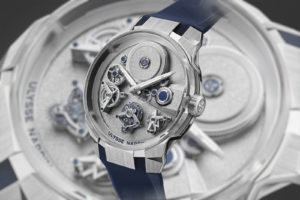 Ulysse Nardin’s Blast Free Wheel Dressed in German Silver