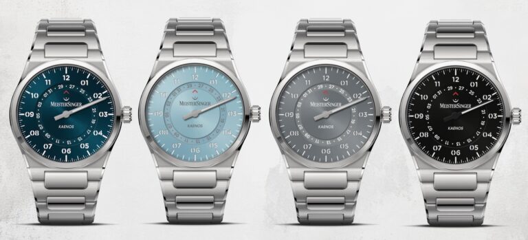 The MeisterSinger Kaenos Model Family Is A Fresh New Take On An Integrated Bracelet Sports Watch