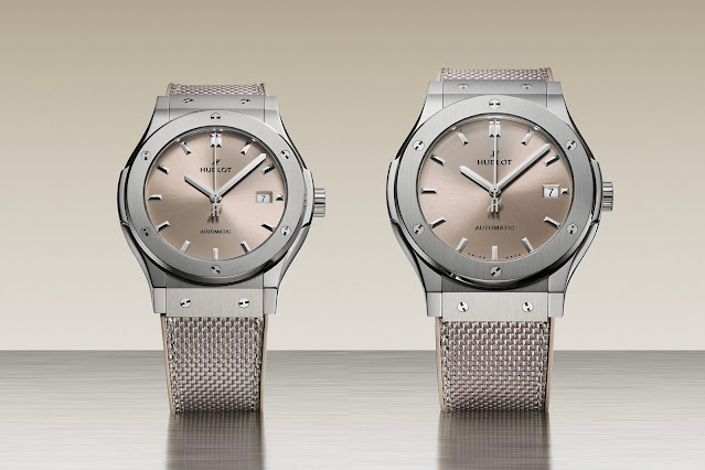 New Hublot Classic Fusion Essential Taupe joins the monochrome series