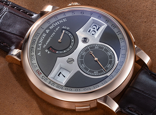A Closer Look: A. Lange & Söhne Zeitwerk Date in Pink Gold