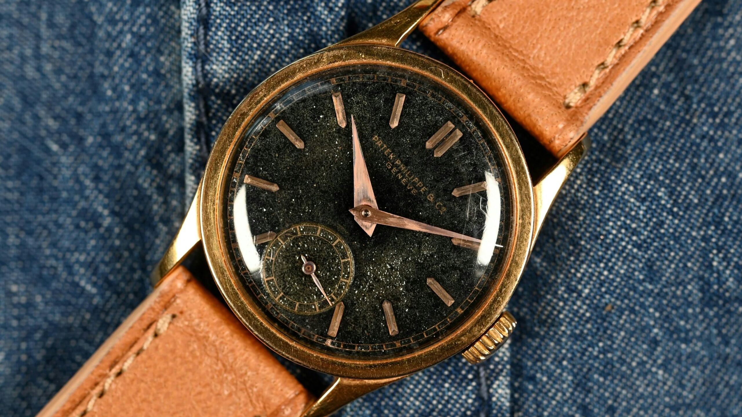Bring a Loupe: A Black-Dialed Rose Gold Patek Ref. 96, A Movado Dial That Led To The Royal Oak, And A Pair Of French Auction Finds
