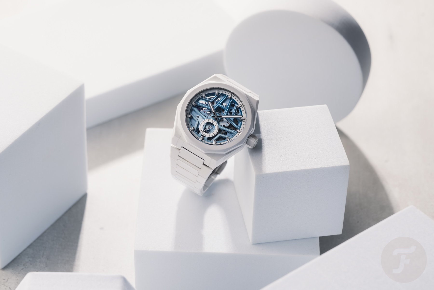 Hands-On With The Final “Surfer” — The Frosty Zenith × Time+Tide Defy Skyline Skeleton White Surfer Ceramic