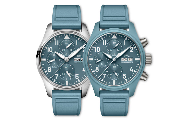 IWC adds TOP GUN Miramar light blue option to its Pilot’s Watch Chronograph 41 line