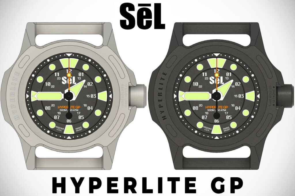 SēL Instrument Introduces Hyperlite GP Grade 5 Titanium Field Watch