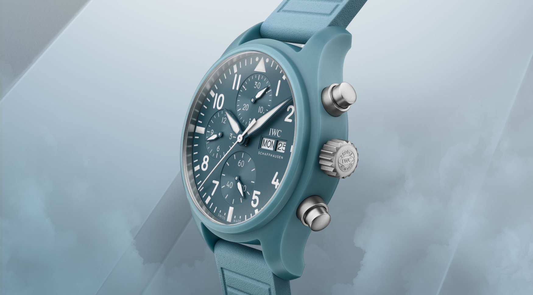 Seagazing with the new summer-ready ceramic IWC Pilot’s Watch Chronograph Miramar