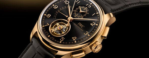 Introducing – The new IWC Portugieser Tourbillon Retrograde Chronograph in Armor Gold