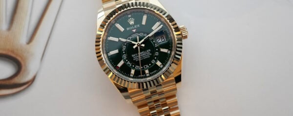 Just Because – The Heavy Hitter Known as the Rolex Sky-Dweller 336938, in Yellow Gold & Green