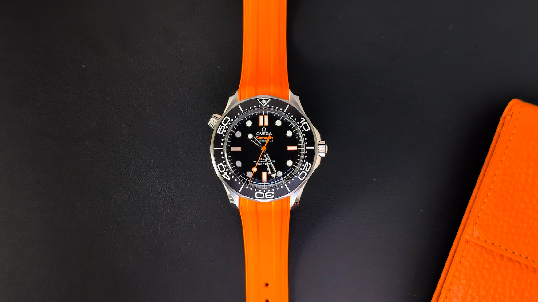Omega brings a touch of orange to the Seamaster Diver 300M