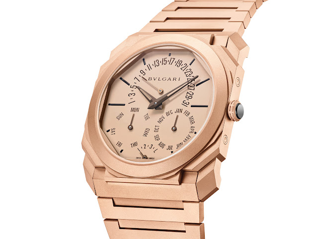 Bulgari adds rose gold variation to the Octo Finissimo Perpetual Calendar