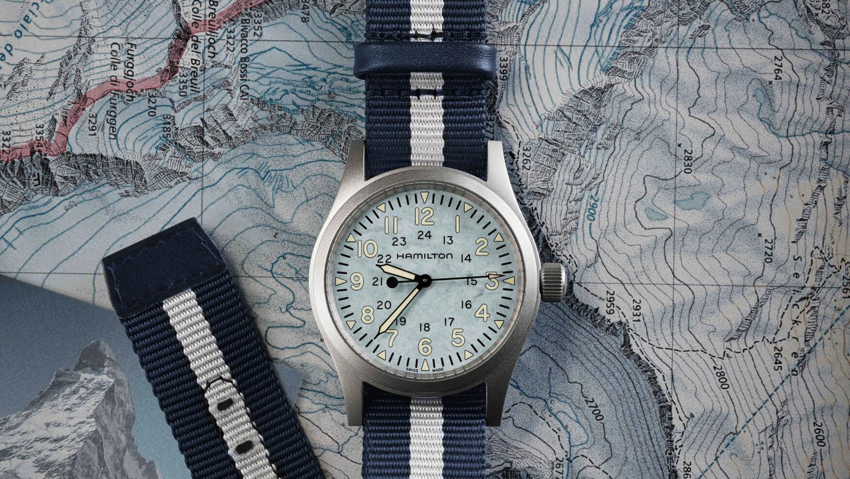 Hamilton celebrates its Zermatt outpost with an icy, alpine-inspired Khaki Field